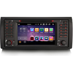 GONFEN 8-core Android 12.0 auto radio ar GPS navigācijas sistēmu Piemērots BMW X5 E53 Atbalsta DVD atskaņotāju Bezvadu Carplay Android Car Bluetooth 5.0 WiFi DSP RDS SWC DAB+ OBD2 4GB RAM + 64GB ROM