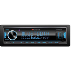 Nakamichi NQ523BD 1 DIN autoradio atbalsta Bluetooth USB AUX in uztvērējs FM radio stereo bez noņemama priekšējā paneļa