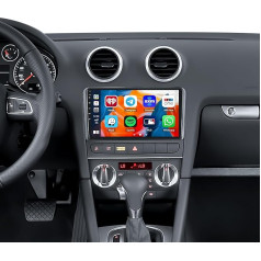 [2+64G] Auometo Android 13 Autoradio für Audi A3 S3 RS3 8P mit Wireless CarPlay Android Auto Mirrorlink, 9 Zoll Bildschirm mit HiFi Navi Bluetooth RDS WiFi+Rückfahrkamera