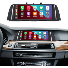 Ninetom 10,25 collu autoradio, Apple CarPlay/Android Car/Mirrorlink/GPS 2012-2016 BMW 5. sērijas F10/F11 ar NBT skārienjūtīgo ekrānu, GPS navigācija automašīnai, integrēts DSP