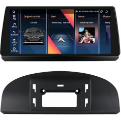 10,33 collu 8GB un 128GB auto radio BMW 3. sērijas E90 E91 E92 E93 CIC sistēmai 2009-2012 Atbalsta stūres vadības ierīci Bluetooth Bezvadu Carplay Android Automašīnas aizmugures skata kamera Radars 3 USB