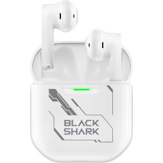 Black Shark JoyBuds bezvadu austiņas Bluetooth 5.2, 14 mm audio draiveris, zema aizture 30 ms, duālais mikrofons ENC, 28 stundu atskaņošanas laiks, 1,5 stundas ātrā uzlāde, IPX4 ūdensizturība