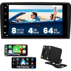 Auto radio Kymmtun Android 12 4GB + 64GB Ultra HD displejs 8 collu Audi A3