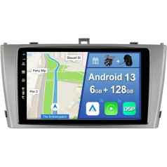 YUNTX [6GB+128GB] Android 13 Autoradio für Toyota Avensis 2009-2015-[Integriertes CarPlay/Android Auto/DSP/GPS]-9