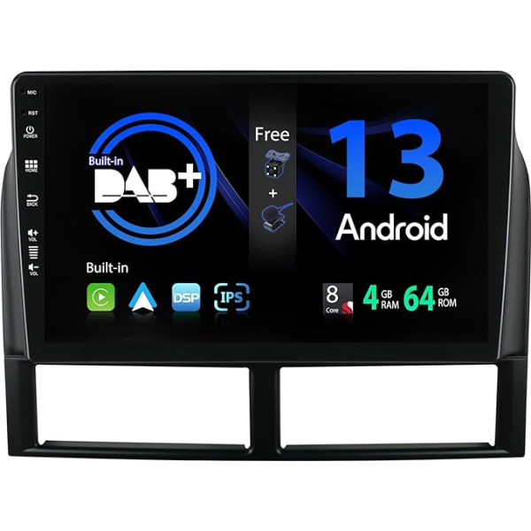 SXAUTO - Iebūvēts DAB - Android 12 IPS auto radio Jeep Grand Cherokee WJ (1998-2004) - Iebūvēts Carplay/Android Car - Kamera + Mikrofons - 4G + 64G - 360-CAM stūres vadības stūres kontrole Fast-Boot WiFi -2 DIN