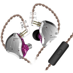 KZ ZS10 Pro 4BA + 1DD In-Ear austiņas HiFi Clear Bass Mūziķa austiņas Trokšņu slāpēšanas monitora austiņas ar noņemamu kabeli