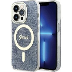 Guess GUHMP15LH4STB Чехол для Apple iPhone 15 Pro