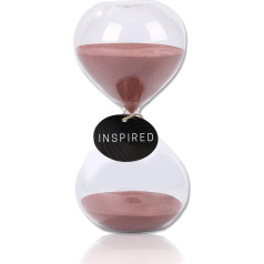 Biloba Puff Hourglass Colorful Hourglass Kitchen Timer - Inspired Glass 3 Minutes / 5 Minutes / 30 Minutes / 60 Minutes Home Office Desk Decor