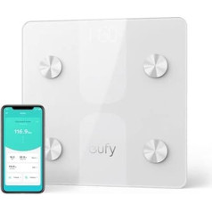 eufy Smart Scale C1 Ķermeņa analīzes svari Svēršanas diapazons (maks.)=150kg Balts