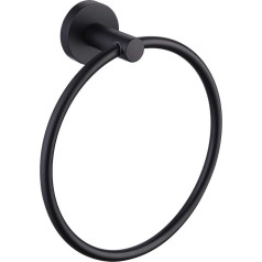 KES A2180-BK Towel Ring Towel Holder Vannas istabas dvieļu turētājs Ring dušas turētājs Sienas turētājs Matt Black