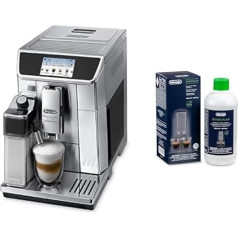 De'Longhi PrimaDonna Elite Experience ECAM 656.85.MS Fully Automatic Coffee Machine with LatteCrema Milk System, Cappuccino, App Control, Drinking Chocolate Function, Stainless Steel Front, Silver