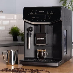 Zelmer ZCM8121 Maestro Barista automātiskais Espresso automāts, spiediens: 20 bāri, 1550 W, pupiņu konteinera ietilpība: 300 g, 2 L ietilpība, melns, melns