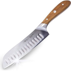 Santoku virtuves nazis / Pavāra nazis Liels / Ļoti ass / Masīvkoka rokturis / 18 cm Bl