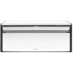 Brabantia 163463 Klappbrotkasten/Seiten Matt Black Chrom