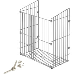 Emuca - Veļas grozs modulim 450 mm, veļas skapis ar izvelkamu, hromētu tēraudu