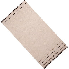 AERZETIX - C69850 - Thick Bath Towel 70 x 140 cm 100% Cotton 430 g/m² - Cream - Wiping Cloth, Textiles for Toilet, Bathroom, Kitchen, Cleanliness, Absorption, Guest Towel