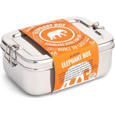 Elephant Box Original liela nerūsējošā tērauda pusdienu kaste (2 litri)