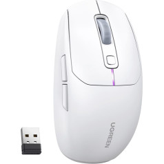 Беспроводная компьютерная мышь Bluetooth 5.0 USB 2,4 ГГц - белый