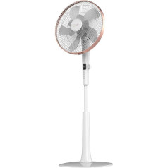 Cecotec EnergySilence 1030 SmartExtreme Floor Fan 16 Inch with 28 W and DC Motor, 24 Speeds, 3 Modes, Oscillation, Quiet, Height Adjustable, 10 Blades and Maximum Safety