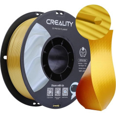 Creality CR Silk 3D printera filaments, zīdaini spīdīgs 3D drukas PLA filaments 1,75 mm/1 kg, saderīgs ar lielāko daļu FDM printeru, zelta krāsā