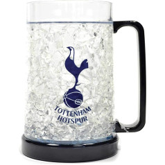 Tottenham Spurs Freezer Beer Tankard Drinking Tasse Glas Fan Stein Offizielles Lizenzprodukt