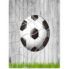 YISUMEI Sega 125 x 150 cm Mīļas segas Soft Flannel Soft Fleece Blanket Bed Throw Football Wood Grass Football Net