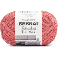 Bernat Extra Thick Tong Yarn Blanket - 1 iepakojums 600g - Poliesters - 7 Jumbo - Adījumi, tamborējumi, rokdarbi un amigurumi