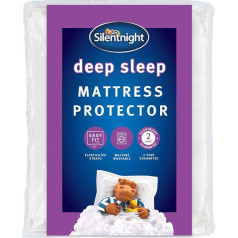 Silentnight Deep Sleep matrača aizsargs King Size Polyester White Super King