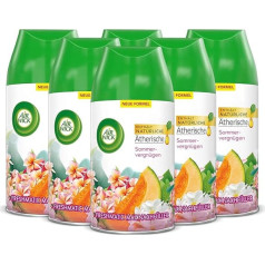 Air Wick Freshmatic Max istabas aerosols - Air Wick Freshmatic Max uzpildes flakons - vasaras prieka aromāts - 6 x 250 ml uzpildes flakona