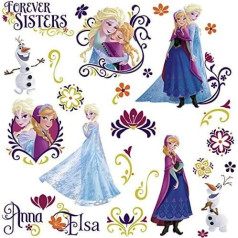 RoomMates Disney 's Frozen Springtime Wandtattoo Aufkleber | Frozen Wandtattoo Aufkleber Disney Frozen Frozen Aufkleber