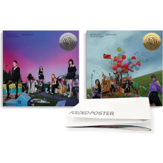 Red Velvet Queendom Mini albums Vol.6 ar ierobežotas tirāžas salocītu plakātu (fotogrāmatas versija)