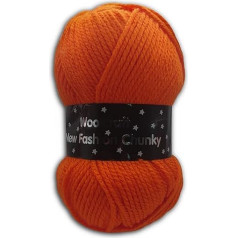 Woolcraft Adāmadatas dzija Orange 1294 - 5 gabalu iepakojums