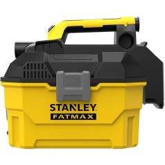 Stanley Aspirador Sólidos y Líquidos V20 18V Sin Cargador/Batería, Black/Yellow