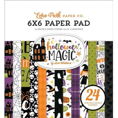 Echo Park Paper Company HMA249023 Halloween Magic 6 x 6 Paper Pad Paper, Multi