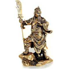 Guan Gong, arī Guan Yu Warrior un Dieva figūriņa simbolizē uzticību drosmi un taisnīgumu.