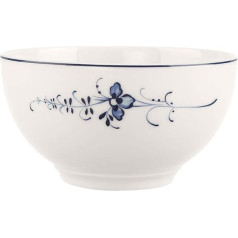 Villeroy und Boch Vieux Luxembourg Schale, 750 ml, Premium Porzellan, Weiß/Blau