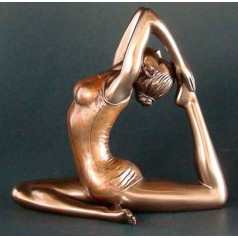 Body Talk Skulptur joga - Eka Pada Rajakapotasana