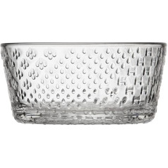 Iittala Tundra 1066203 Stikla bļoda 10,4 cm x 10,4 cm x 5 cm caurspīdīga