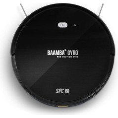 SPC Baamba® Gyro Pro 4400 inteliģentais WiFi putekļu sūcējs: Viedā tīrīšana 4.0, 6 tīrīšanas režīmi, 4 sūkšanas līmeņi, 3 tīrīšanas režīmi, 5200 mAh akumulators, lietotne