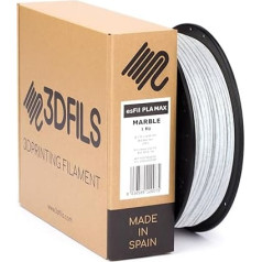 3DFILS - PLA filaments 3D drukai esFil PLA MAX: 1,75 mm, 1 kg, marmora krāsā