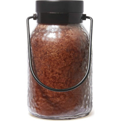 Веселый даритель Fröhliche dem Geber Praline Caramel Sticky Brötchen Simplicity Laterne Jar Kerze, 473 мл, Braun