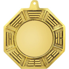 Big Brass Feng Shui Wudang Mountain Bagua spogulis misiņa aizsardzības šarms Y1053 + dāvanu maisiņš