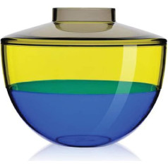 Kartell Shibuya vāze, Plastik, grau/gelb/blau, 27 x 22 cm