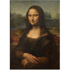 Mākslas apdruka uz audekla Mona Liza (La Gioconda) cm 50 x 70 cm Sienas dekorēšana Audekls