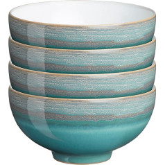 Denby Azure Coast rīsu bļodas (4 gab. iepakojumā)