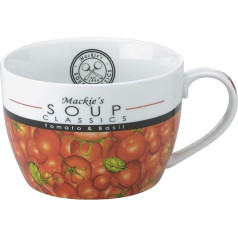 Mackie 's Soup Classics Tomaten und Basilikum Suppe Becher, mehrffarbig