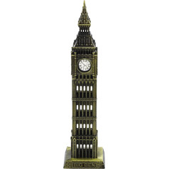 Homoyoyo Londonas Big Ben reāls pulksteņa tornis statujas bronzas modelis metāla Big Ben statujas Vintage mājas dekori dāvanām pusei galda virsmas apdare