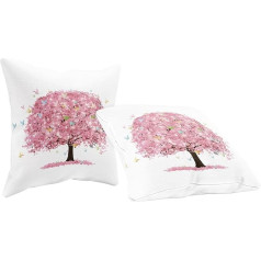 Super Lemon Blossom Tree Kissenbezug, dekorativ, quadratisch, inspirierend, 40 x 40 cm, für Sofa, Schlafzimmer, Stuhl, Hauseinweihung, Geschenk, Umzug im Freien, Herbsttagsgeschenk