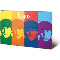 Die Beatles 'Pop Art' Holz- Wand Kunst,40 x 59 cm