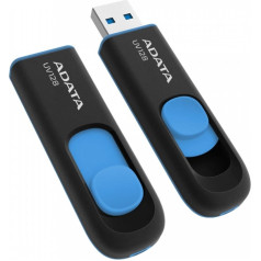 dashdrive uv128 128gb usb3.0 melns-zils